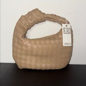 Urban Expressions Beige Woven Bag